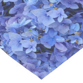 Chemin De Table Court Chemin de table botanique Hydrangea Bleu (Coin)