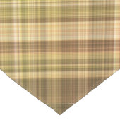 Chemin De Table Court Chêne rustique Brown et plat d'olive (Coin)