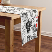 Chemin De Table Court Cheshire Chat classique alice au merveilleux fou (In Situ)