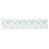 Chemin De Table Court Chevaux sauvages Indigo Table Runer (Horizontal)