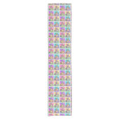 CHEMIN DE TABLE COURT CHIEN CHAUD ART POP (Devant)