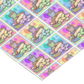 CHEMIN DE TABLE COURT CHIEN CHAUD ART POP (Coin)