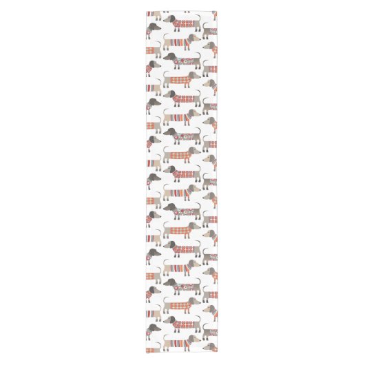 Chemin De Table Court Chien de saucisse Dachshund (Devant)