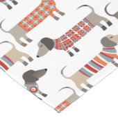 Chemin De Table Court Chien de saucisse Dachshund (Coin)