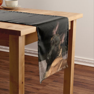 Chemin De Table Court Chien Malinois belge