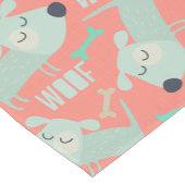 Chemin De Table Court Chiens et os de Woof (Coin)