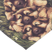 Chemin De Table Court Chiot berger allemand (Coin)