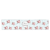 Chemin De Table Court Christmas Elements Santa Claus Table Runner (Horizontal)