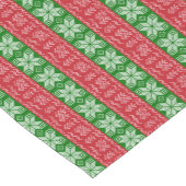 Chemin De Table Court Christmas embroidered Snowflakes, Christmas trees, (Coin)