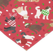 Chemin De Table Court Christmas Goldendoodle Labradoodle (Coin)