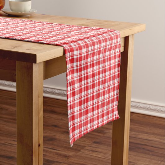 Chemin De Table Court Christmas Holiday Plaid (In Situ)