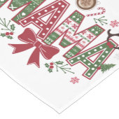 Chemin De Table Court Christmas Mama Coquette Bow Mama Claus Tree Cake (Coin)