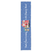 Chemin De Table Court Christmas Santa Claus Darker Personalize 14 x 72 (Devant)