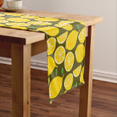 Chemin De Table Court Citron Jaune Moderne Amusant mignon (In Situ)