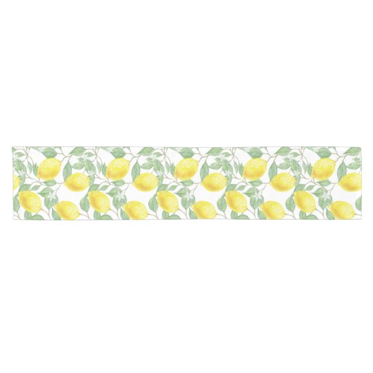 Chemin De Table Court Citrons de fruits (Horizontal)
