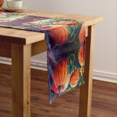 Chemin De Table Court Citrouille d'automne (In Situ)