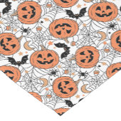 Chemin De Table Court Citrouille éffrayant Motif Halloween (Coin)