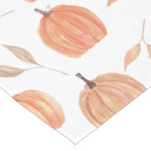 Chemin De Table Court Citrouille et Feuille d'automne (Coin)