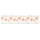 Chemin De Table Court Citrouille et Feuille d'automne (Horizontal)