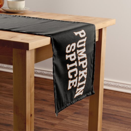 Chemin De Table Court Citrouille Spice Fall Shirt Thanksgiving (In Situ)