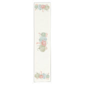 Chemin De Table Court Citrouilles de chute d'aquarelle (Devant)