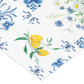 Chemin De Table Court Citrus, citrons, méditerranéen     (Coin)