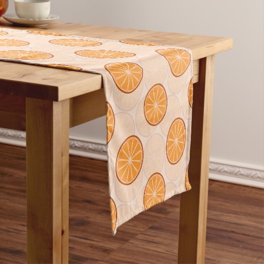 Chemin De Table Court Citrus fruit oranges Table Runner (In Situ)