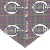 Chemin De Table Court Clan Carnegie Crest Tartan (Coin)