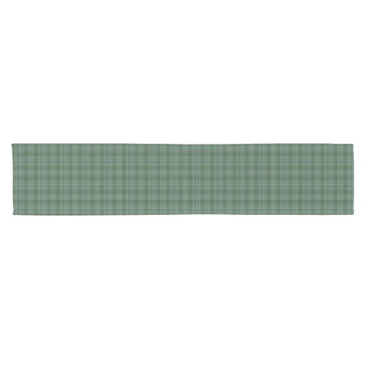 Chemin De Table Court Clan Currie Tartan Plaid Table Runer (Horizontal)