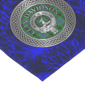 Chemin De Table Court Clan Davidson Crest & Tartan Knot (Coin)