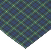 Chemin De Table Court Clan Gordon Dark Blue et Green Scottish Tartan (Coin)