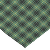 Chemin De Table Court Clan MacArthur Tartan écossais noir et vert (Coin)