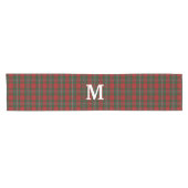 Chemin De Table Court Clan MacGregor Tartan Plaid personnalisé (Horizontal)