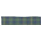 Chemin De Table Court Clan MacLaren Blue et Green Scottish Tartan (Horizontal)
