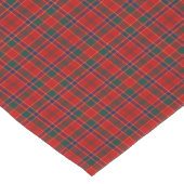 Chemin De Table Court Clan Munro Bright Red Scottish Tartan (Coin)