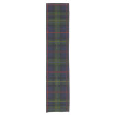 Chemin De Table Court Clan Plaid Malcolm Vert Tartan Rustique (Devant)