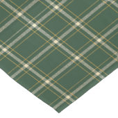 Chemin De Table Court Classic Green Plaid Christmas (Coin)