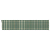 Chemin De Table Court Classic Green Plaid Christmas (Horizontal)