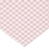 Chemin De Table Court Classique Gingham Début d'Automne | Rose Atténué (Coin)