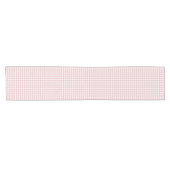 Chemin De Table Court Classique Gingham Début d'Automne | Rose Atténué (Horizontal)