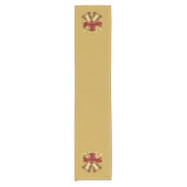 Chemin De Table Court Cloches Runner-Gold de table de vacances (Devant)