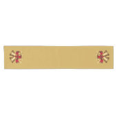 Chemin De Table Court Cloches Runner-Gold de table de vacances (Horizontal)