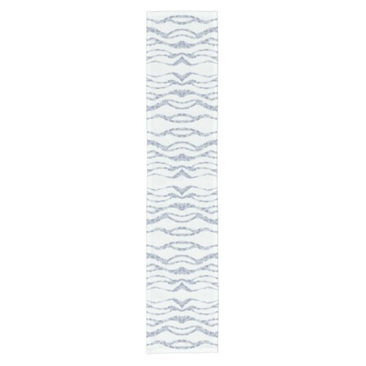 Chemin De Table Court Cloudy Grey Zebra Eraser Scratch Art (Devant)