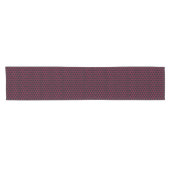 Chemin De Table Court Cluster de fleurs rose et noire (Horizontal)