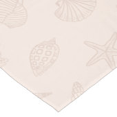 Chemin De Table Court Coastal Charm Shell Pink (Coin)