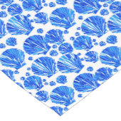 Chemin De Table Court Cobalt Bleu et Blancs (Coin)