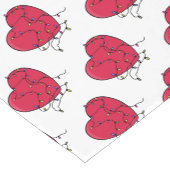 Chemin De Table Court Coeur éclairé (Coin)