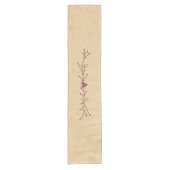 Chemin De Table Court Coeur Stars Table Runner (Devant)
