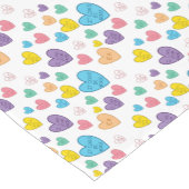 Chemin De Table Court Coeurs de bonbons (Coin)