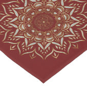 Chemin De Table Court Coeurs mandala fausse parties scintillant texture (Coin)